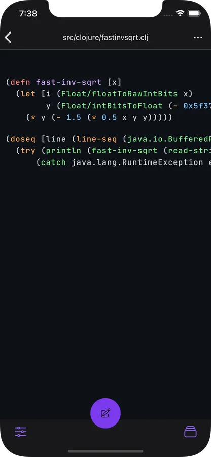 phone displaying the language