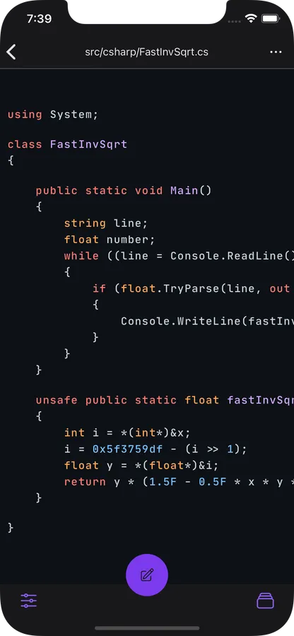 phone displaying the language